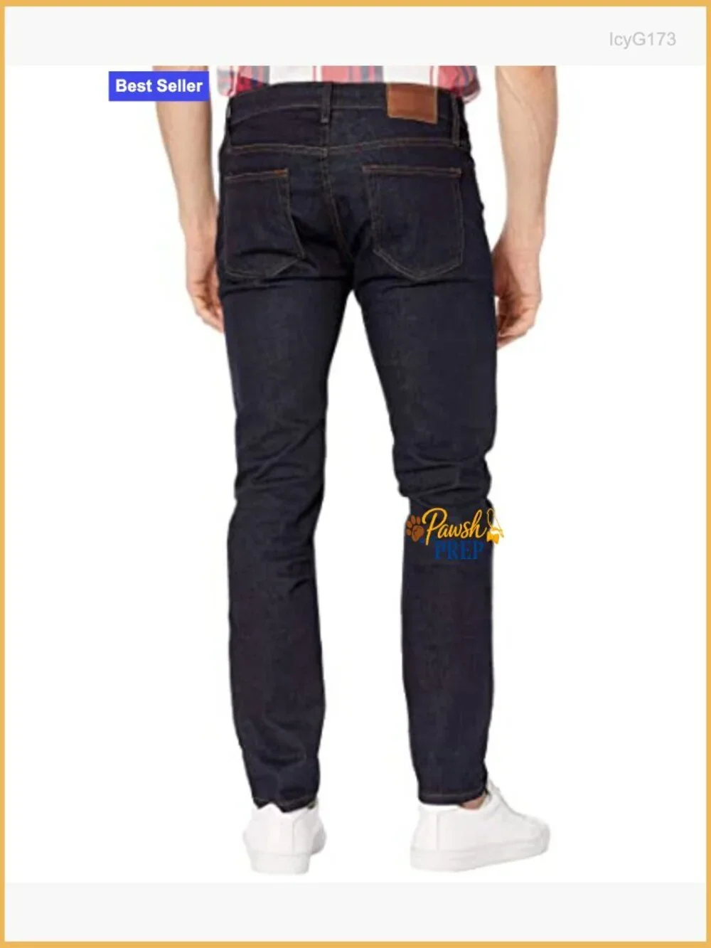 Slim Fit Stretch Denim Jeans Mid Rise 5 Pocket